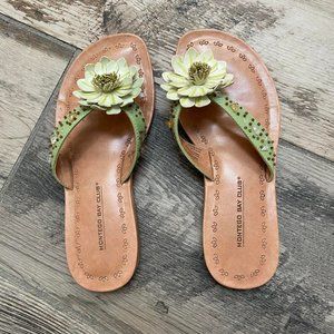 Montego Bay Club T-strap flat sandals size 7
